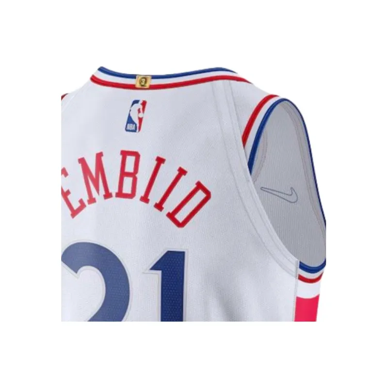 Nike Joel Embiid Philadelphia 76ers 2024/25 City Edition Men's Nike Dri FIT Nba Swingman Jersey-3