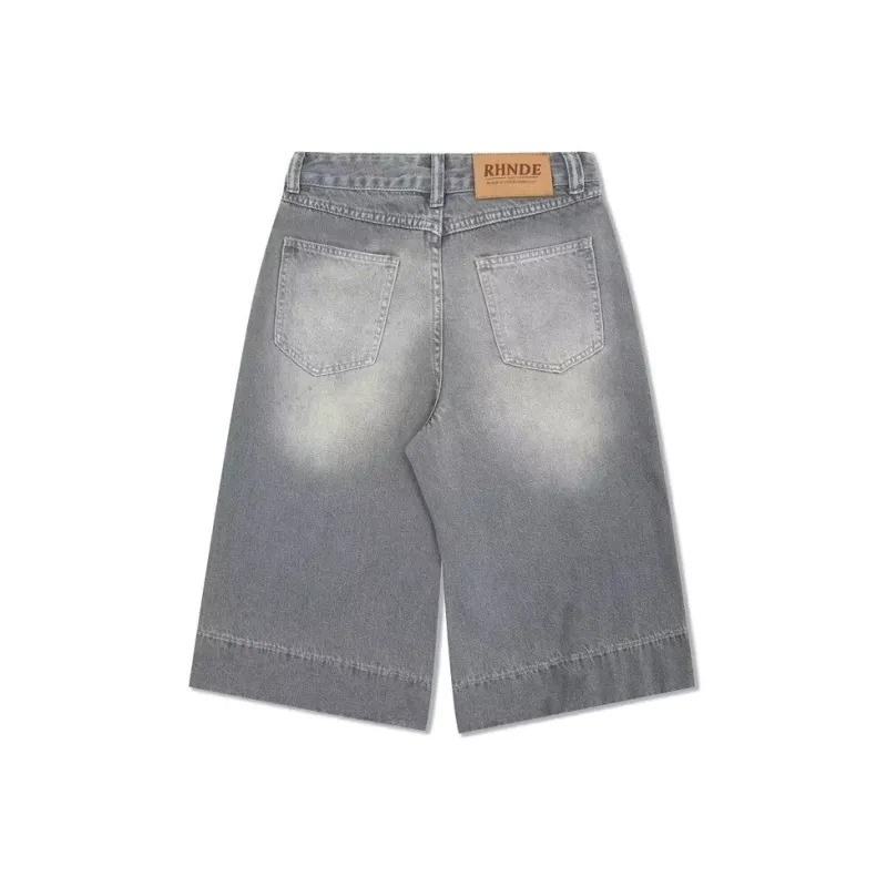 TONYBEAR Denim Shorts Unisex Blue-1