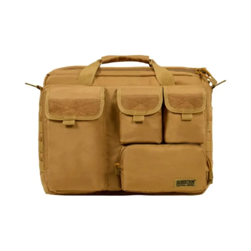 Seibertron Polyester Handbag Men's Black, Brown-2