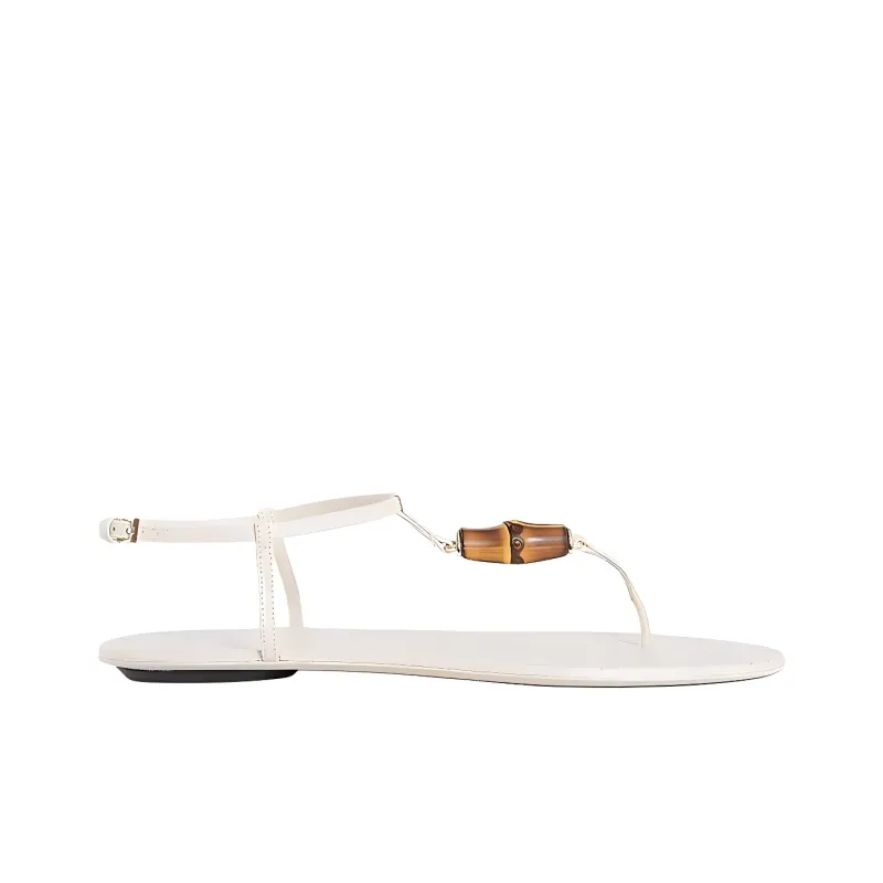 GUCCI One Strap Sandals Women's White-1