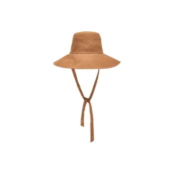 Lack Of Color Linen, Cotton Bucket Hats Unisex Yellow