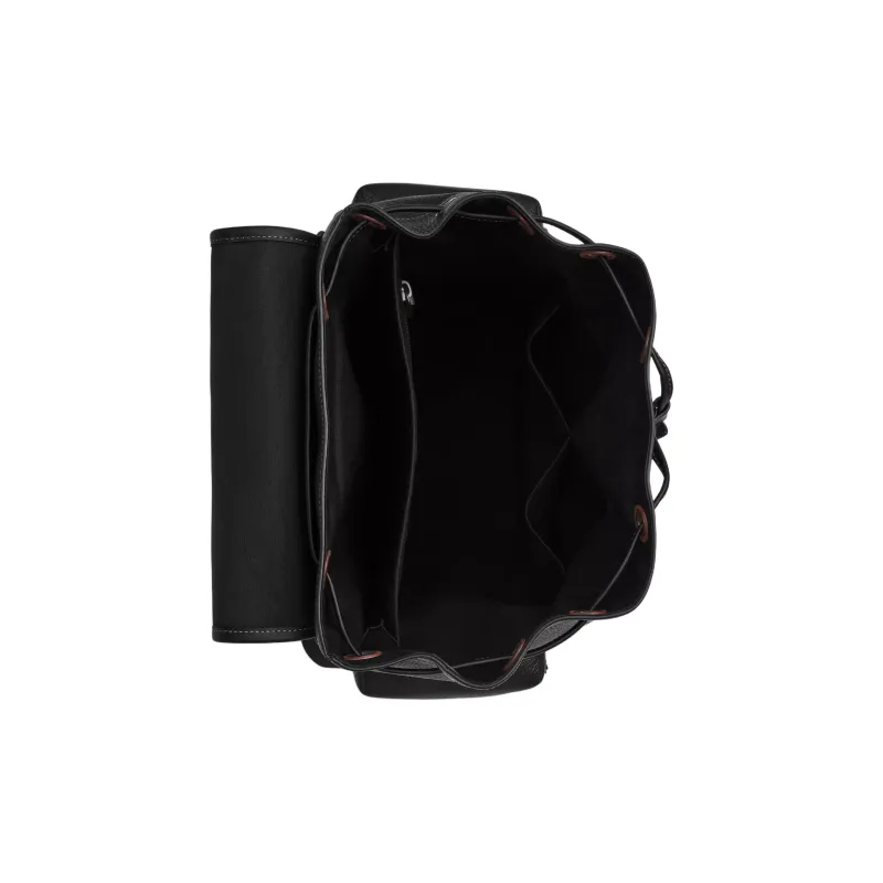 COACH Sprint Cow Leather Backpack Tubas Men's Black-2