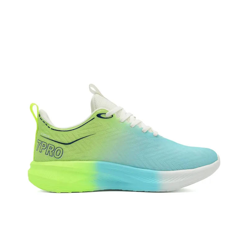 7 SEVFUN Running Shoes Unisex Low Top White/Pink/Green-20