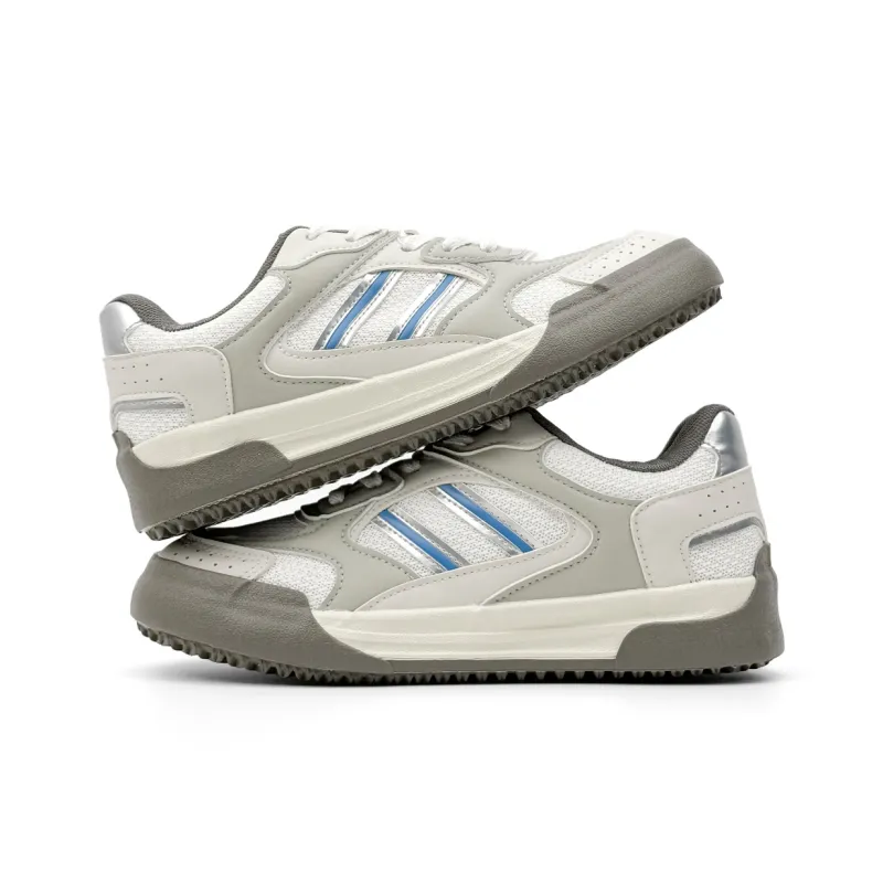 Mengsai Cushioning, Wear Resistant Low Top Skateboard Shoes Women's Dazzling Blue-4
