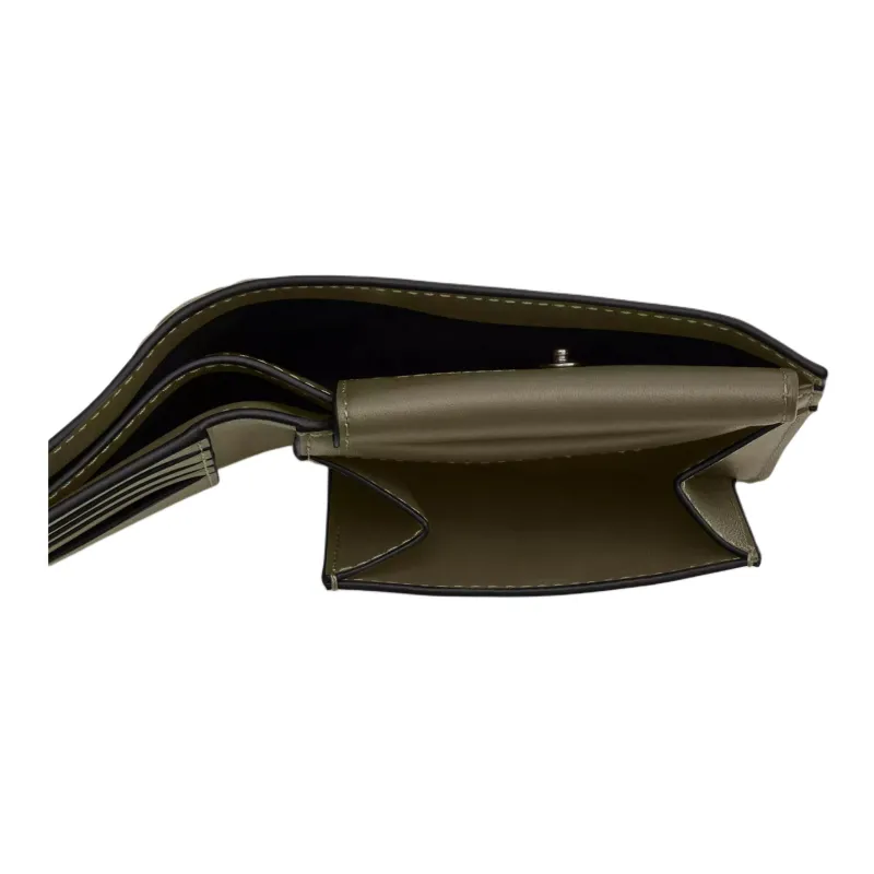 COACH Smooth Calf Leather Wallet Men's Olive Green-2