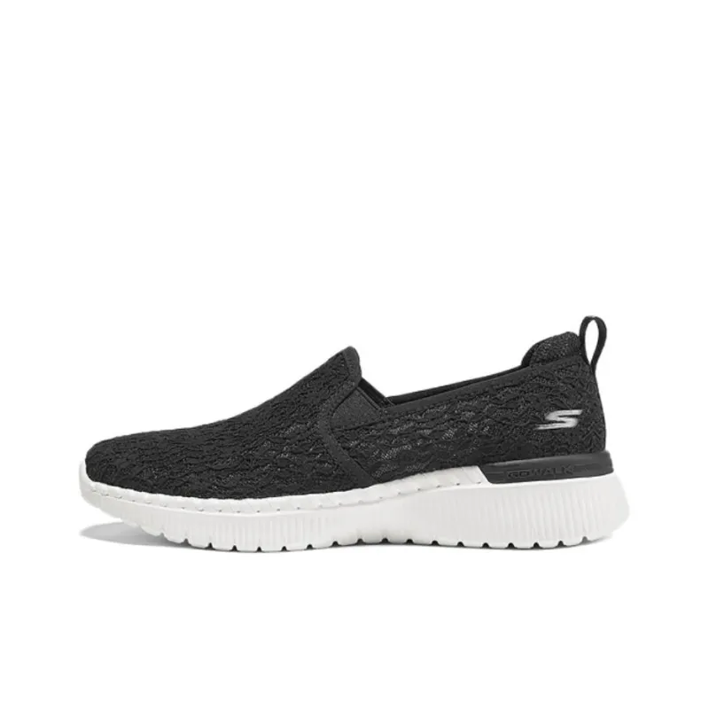 Skechers GO WALK SMART 3 Anti Slip Wear Resistant Low Top Casual Shoes Women's Black-0