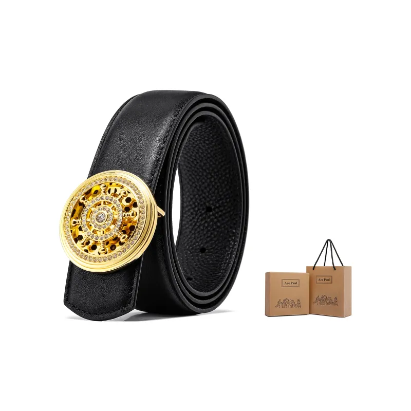Ace Paul Cow Leather Belt Unisex Width 3.8cm-21