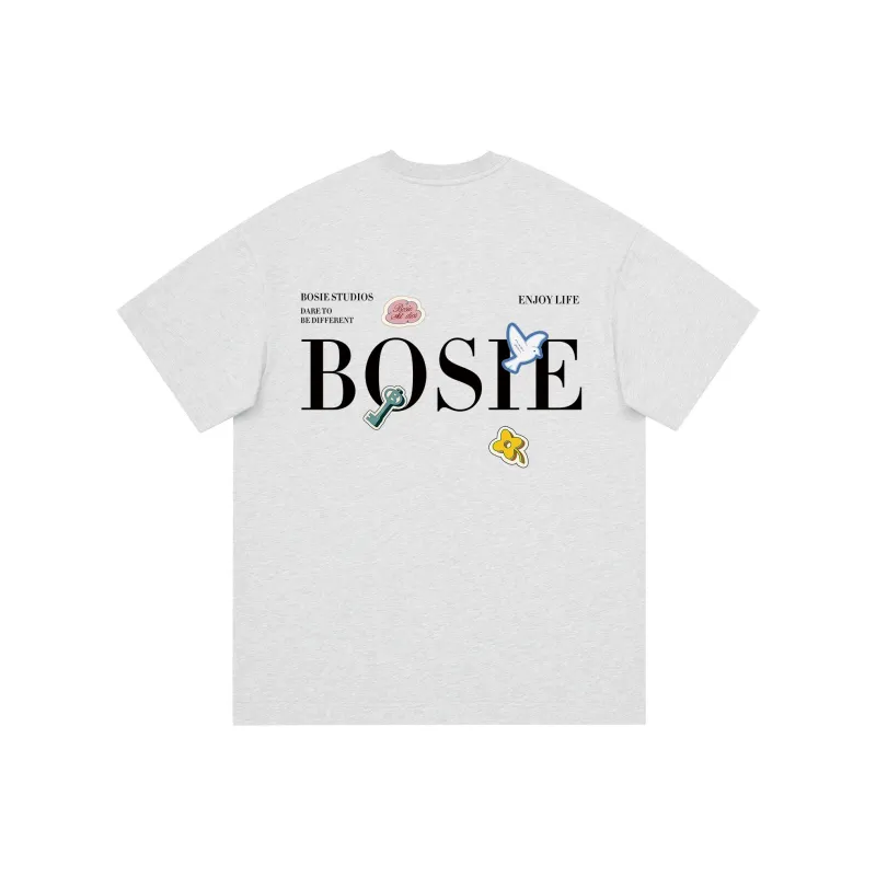 Bosieagender Short Sleeved T Shirts Unisex-4