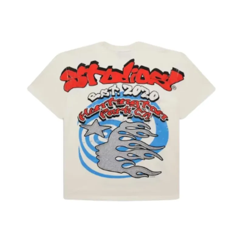 Hellstar T Shirts Men White-1