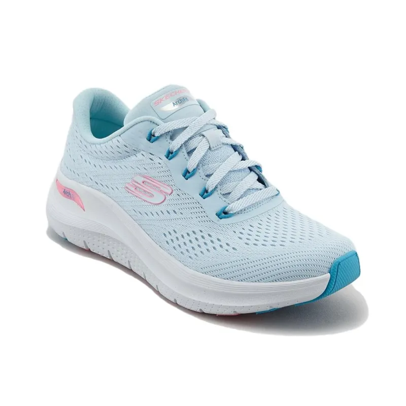 Skechers ArchFit Low Top Running Shoes Women's Blue-2