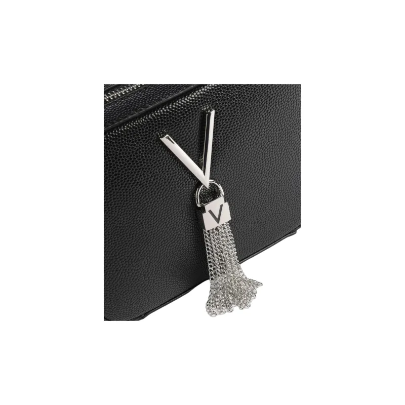 Valentino Synthetic Material Crossbody Bag, Shoulder Bag Women's Black-4