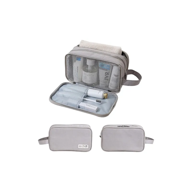 Sweet Pillow House Portable Dry And Wet Toiletry Bag, Travel Toiletry Bag, Cosmetics Storage Bag, Makeup Bag Portable-3