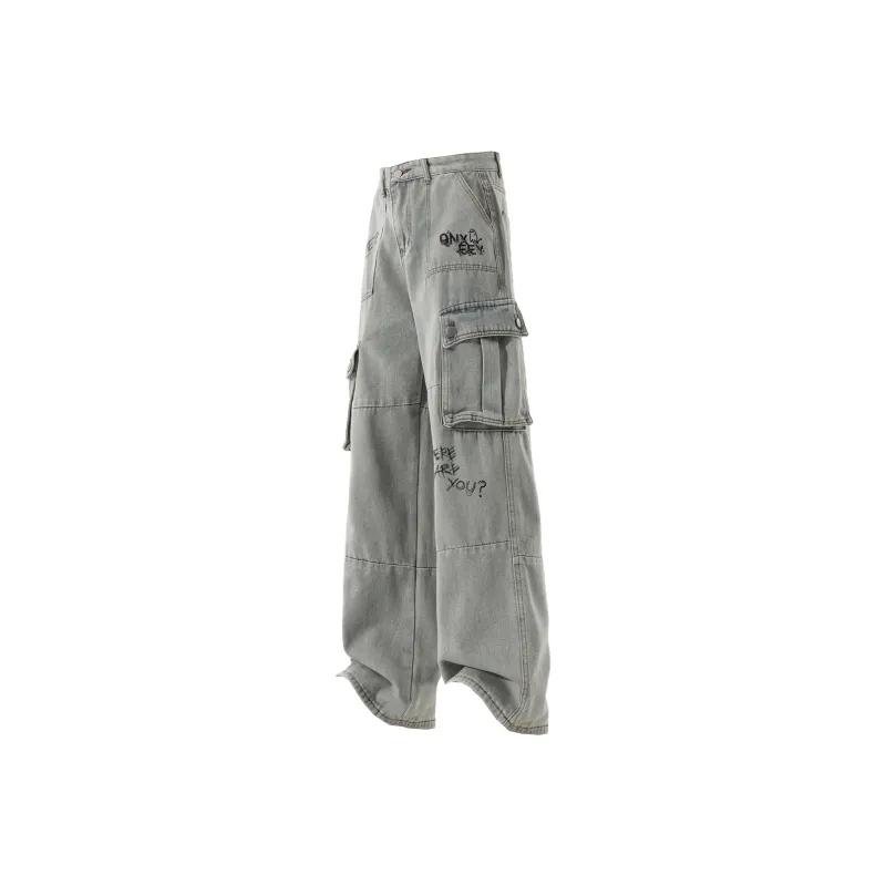 Qnxeey Jeans Unisex-0