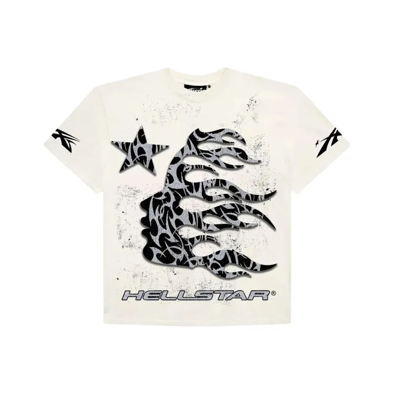 Hellstar T Shirts Men White-0