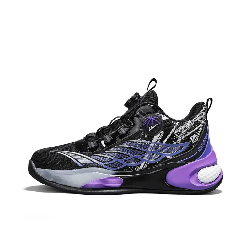 WARRIOR Basketball Shoes Men Low Top Gray-0