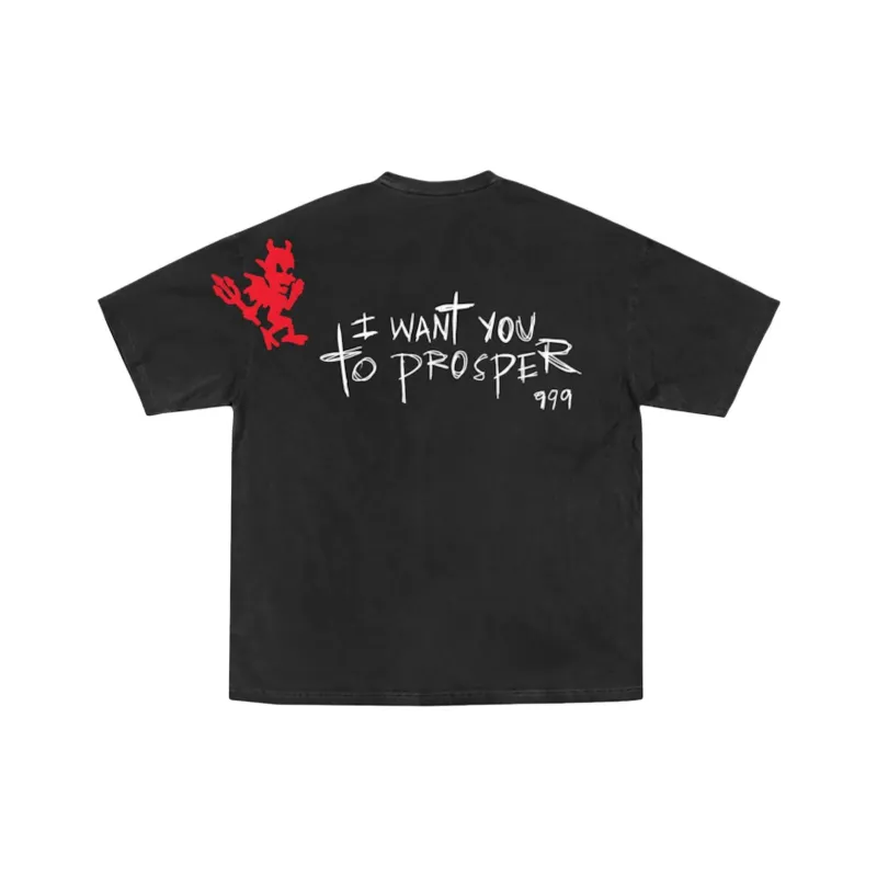 Juice Wrld x The Weeknd T Shirt Men's Black-1