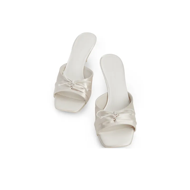 CHARLES&KEITH Composite Sole Slide Slippers 6.1cm Women's-21