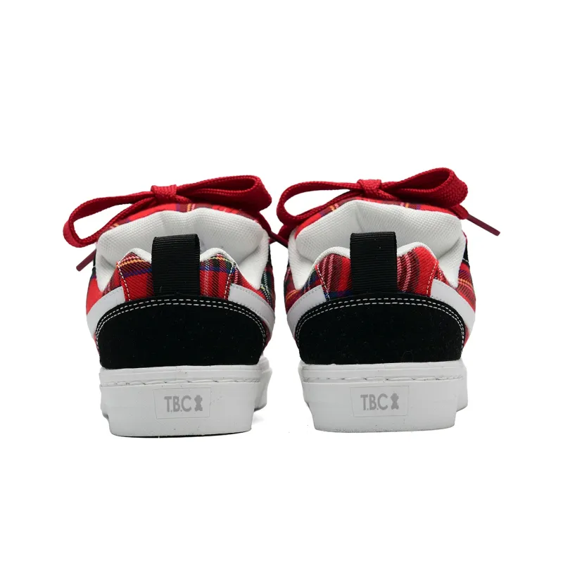 Teddy Bear Collection Slip Resistant Shock Absorbers With Abrasion Resistant Properties Low Top Skateboard Shoes Unisex-10