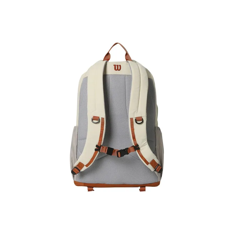 Wilson Polyester Backpack Unisex White-2
