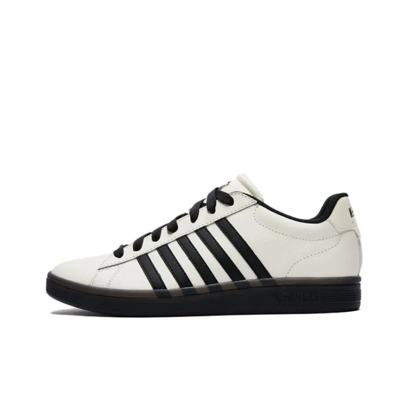 KSWISS Low Top Running Shoes Men's White Black-0