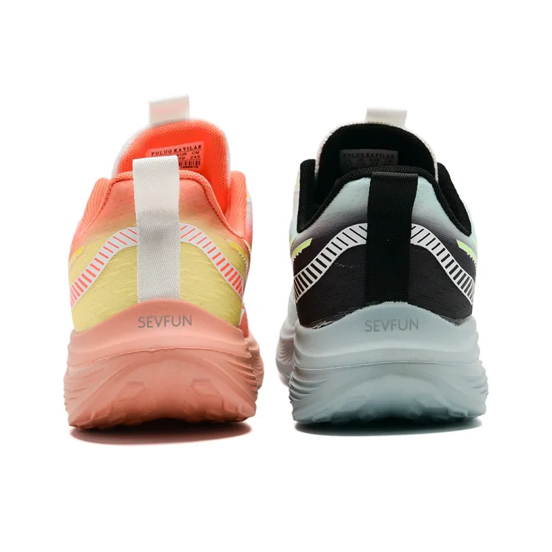7 SEVFUN Running Shoes Unisex Low Top Orange-34