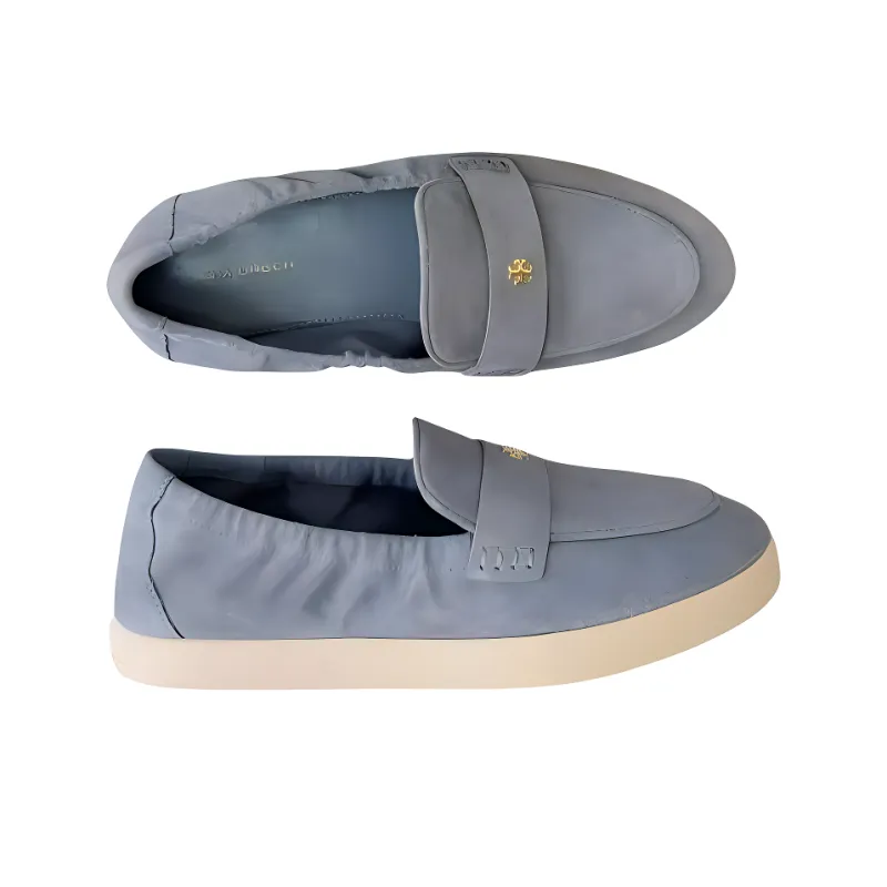 TORY BURCH Loafers Women's Gray Blue-3