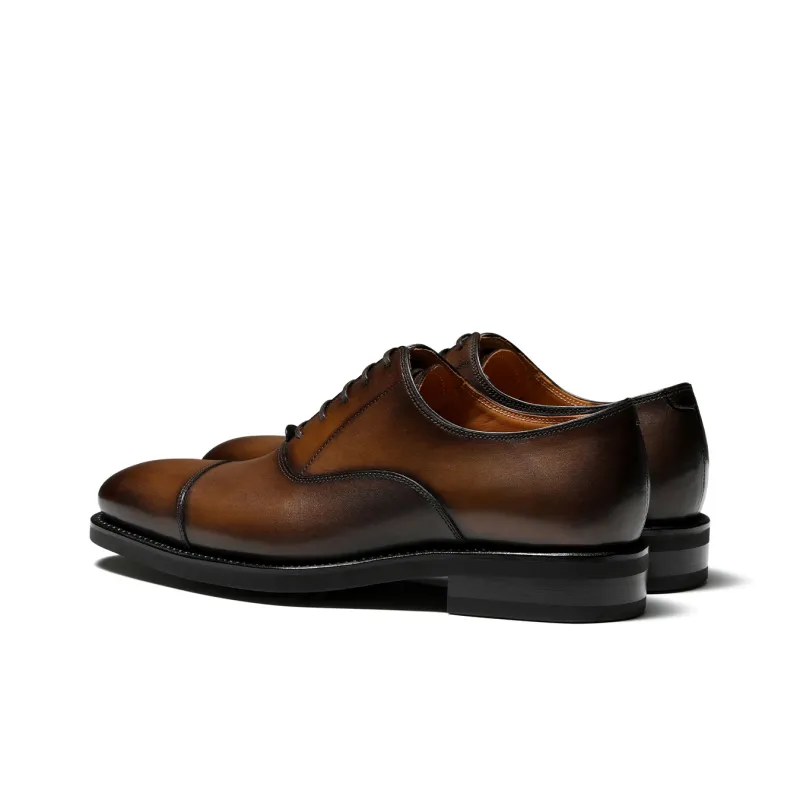 TRUFFAUT Vintage Polished High Quality Oxford Shoes Dress Shoes Men's Black-7