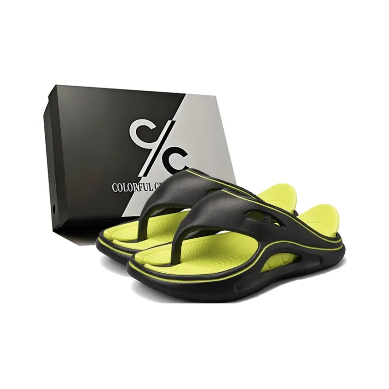 Colorful Creations EVA Slip Resistant Abrasion Resistant Odor Resistant Quiet Flip Flops Unisex-6
