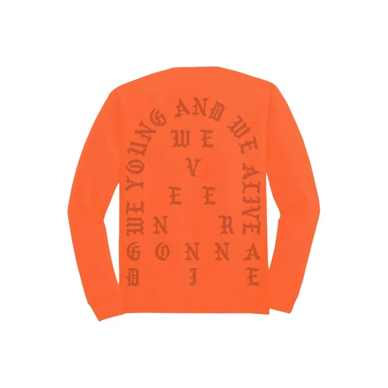 Kanye West T Shirt Unisex Orange-1