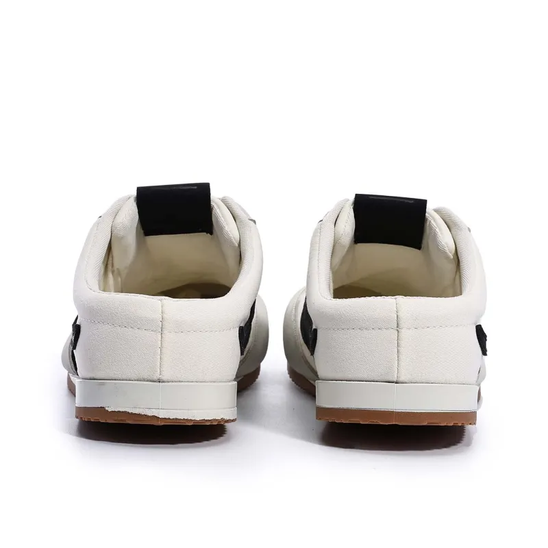 Feiyue Abrasion Resistant Quick Dry Closed Toe Slippers Women's White Red-9
