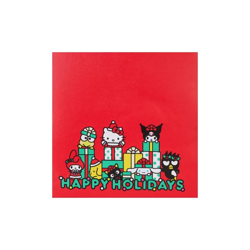 Sanrio Loungefly Collaboration Polyurethane Backpack Mini Women's Red & Multicolor-6
