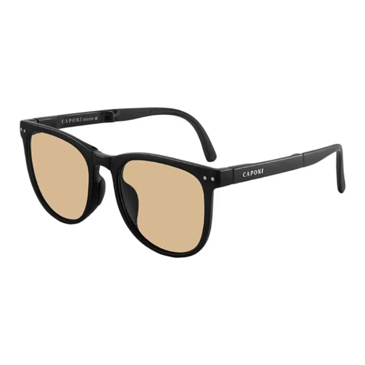 CAPONI TR90 Square Sunglasses Unisex Multicolor-4
