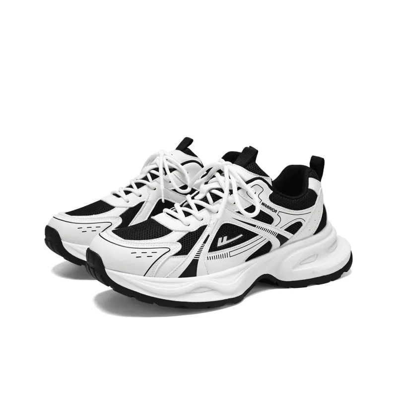 Warrior Abrasion Resistant Lightweight Height Increasing Low Top Chunky Sneakers Unisex-17