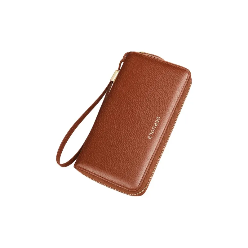Gorora Top Grain Cow Leather Wallet Women's Multicolor-3