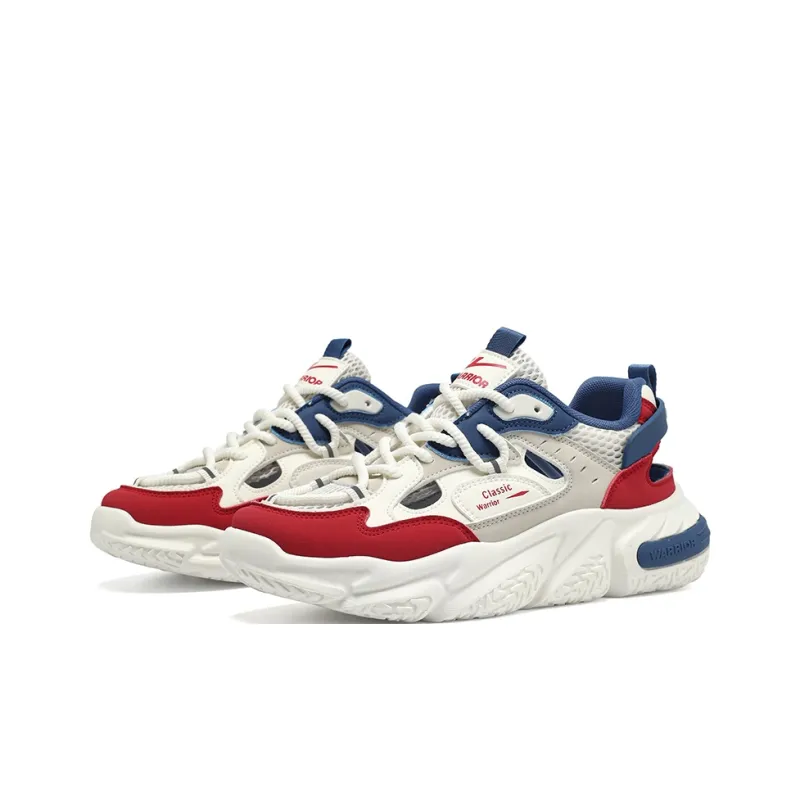 Warrior Height Increasing, Abrasion Resistant, Lightweight, And Breathable Low Top Chunky Sneakers Unisex-2