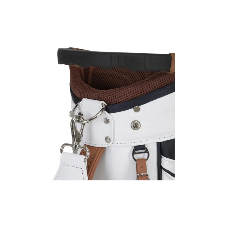 DESCENTE GOLF Polyurethane Storage Bag Unisex Bright White-17