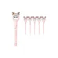 1 Pc (Peachy Pink+5 Refills)-Total 36m
