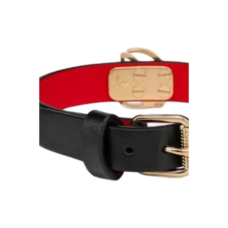 CL Leather Belts Women's Black -1