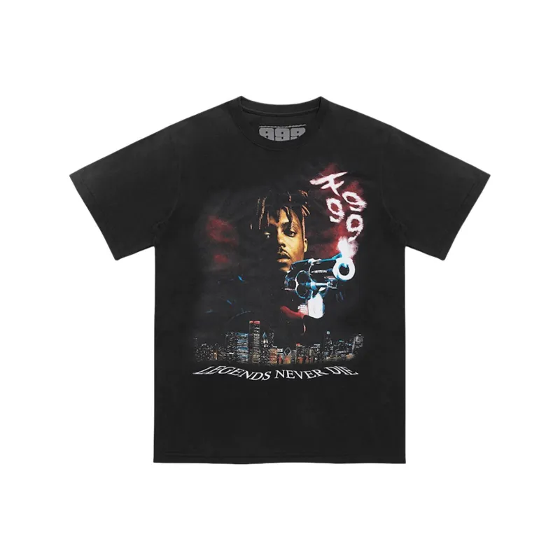 Juice Wrld x FAZE CLAN T Shirt Men's Black-0