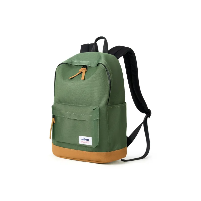 Jeep Oxford Backpack Laptop Bag Unisex Navy Blue/Gray/Jasper-9