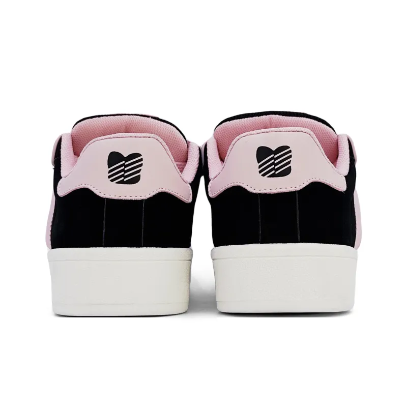 ALI THE FOX Skateboard Shoes Women's Low Top Black Pink/Black Green-5