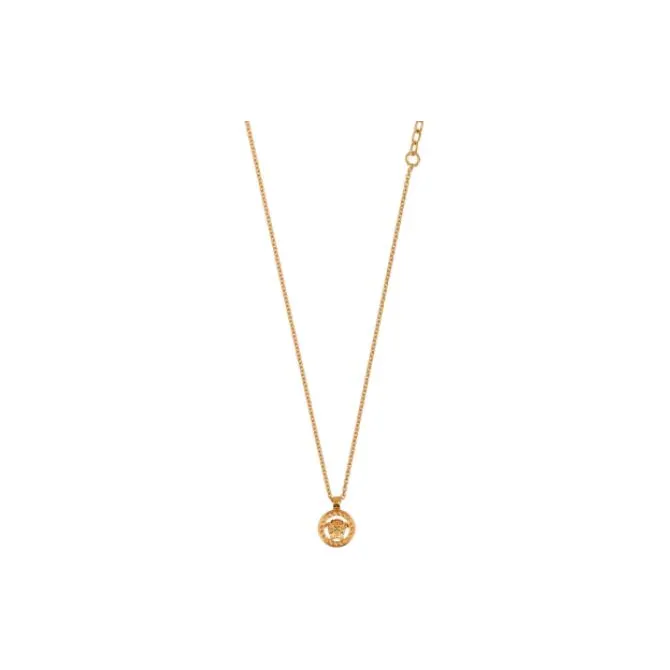 FANSIZHE Brass Necklaces Unisex Gold-0