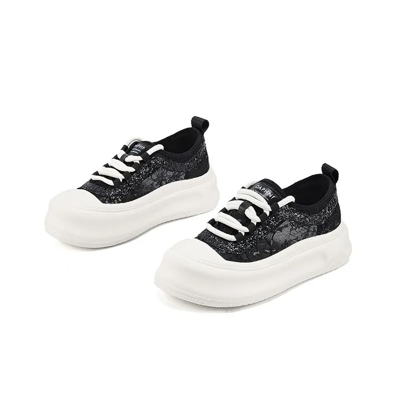 DAPHNE Anti Slip Wear Resistant Low Top Skateboard Shoes Women's-8