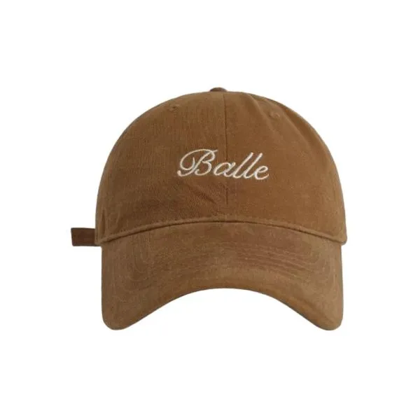 FREE RABBITⅡ Korean Style Fashion Versatile Letter Embroidery Baseball Caps Unisex-12