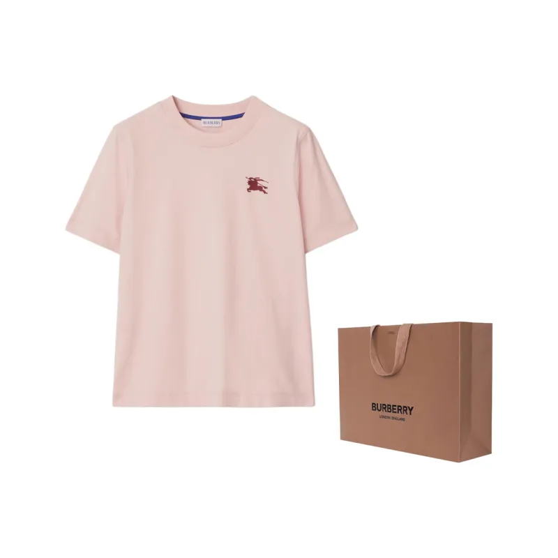 Burberry Equestrian Knight motif T shirt-5