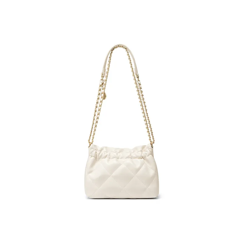 JUST STAR Synthetic Leather Portable Crossbody Bag, Shoulder Bag Regular Women's White/Pink/Black-2