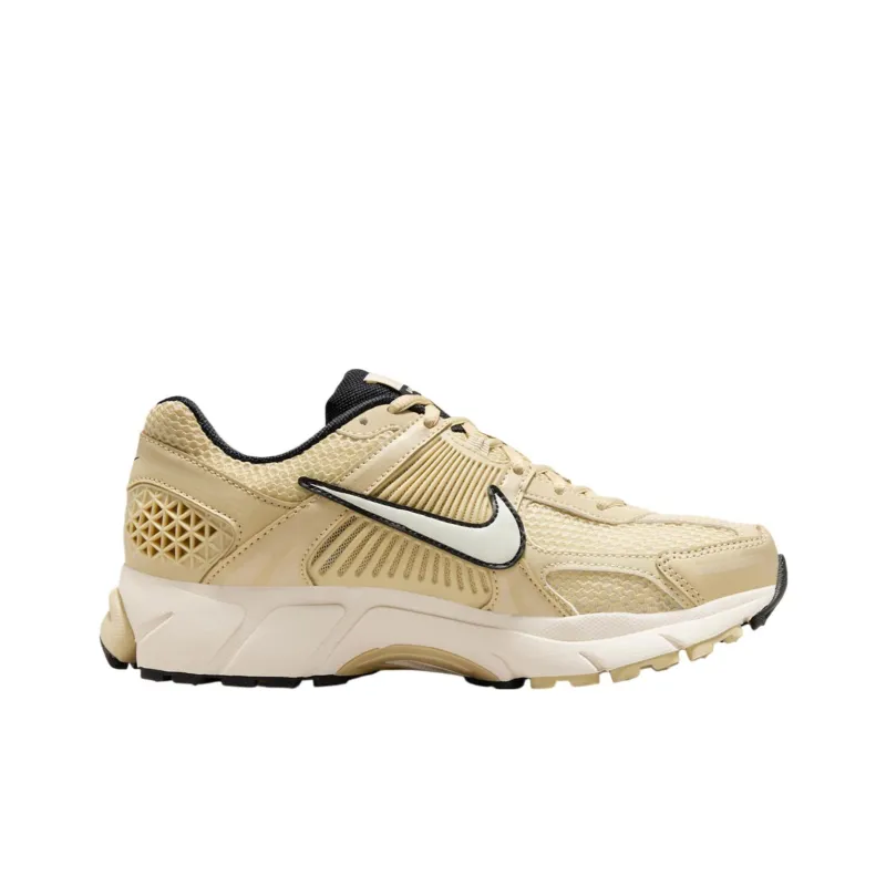Nike Zoom Vomero 5 Anti Slip Wear Resistant Low Top Casual Running Shoes Women's Beige Black-1