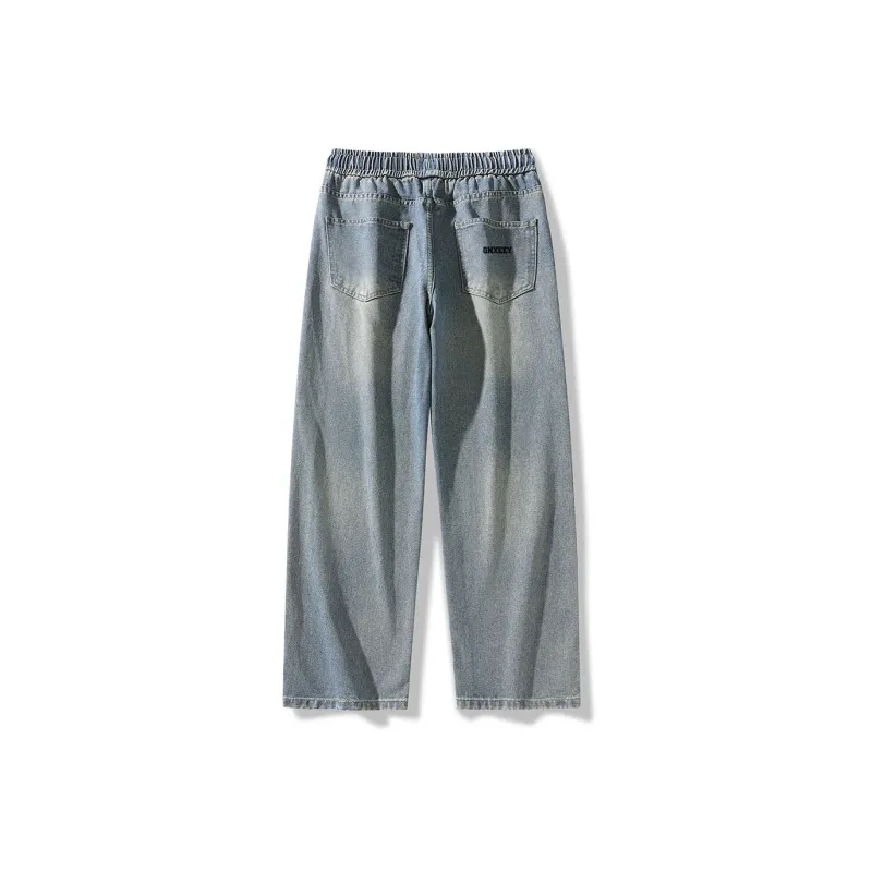 Qnxeey Jeans Unisex-9