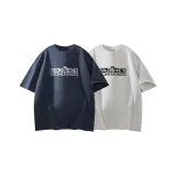 Navy Blue+White Heather Gray