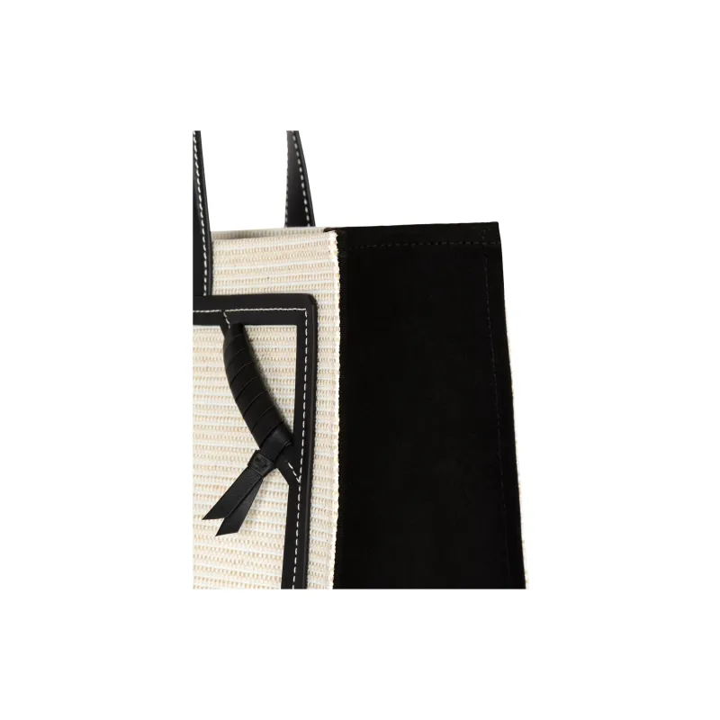 BALMAIN B ARMY Polyamide Tote Bag, Shopping Bag, Shoulder Bag Medium Size Women's Gray-4